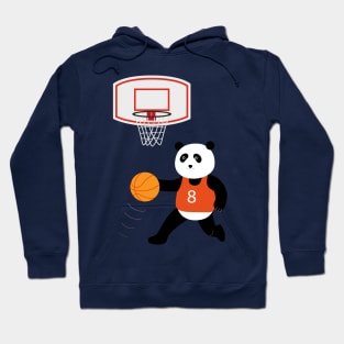 Play basketball with a panda Hoodie